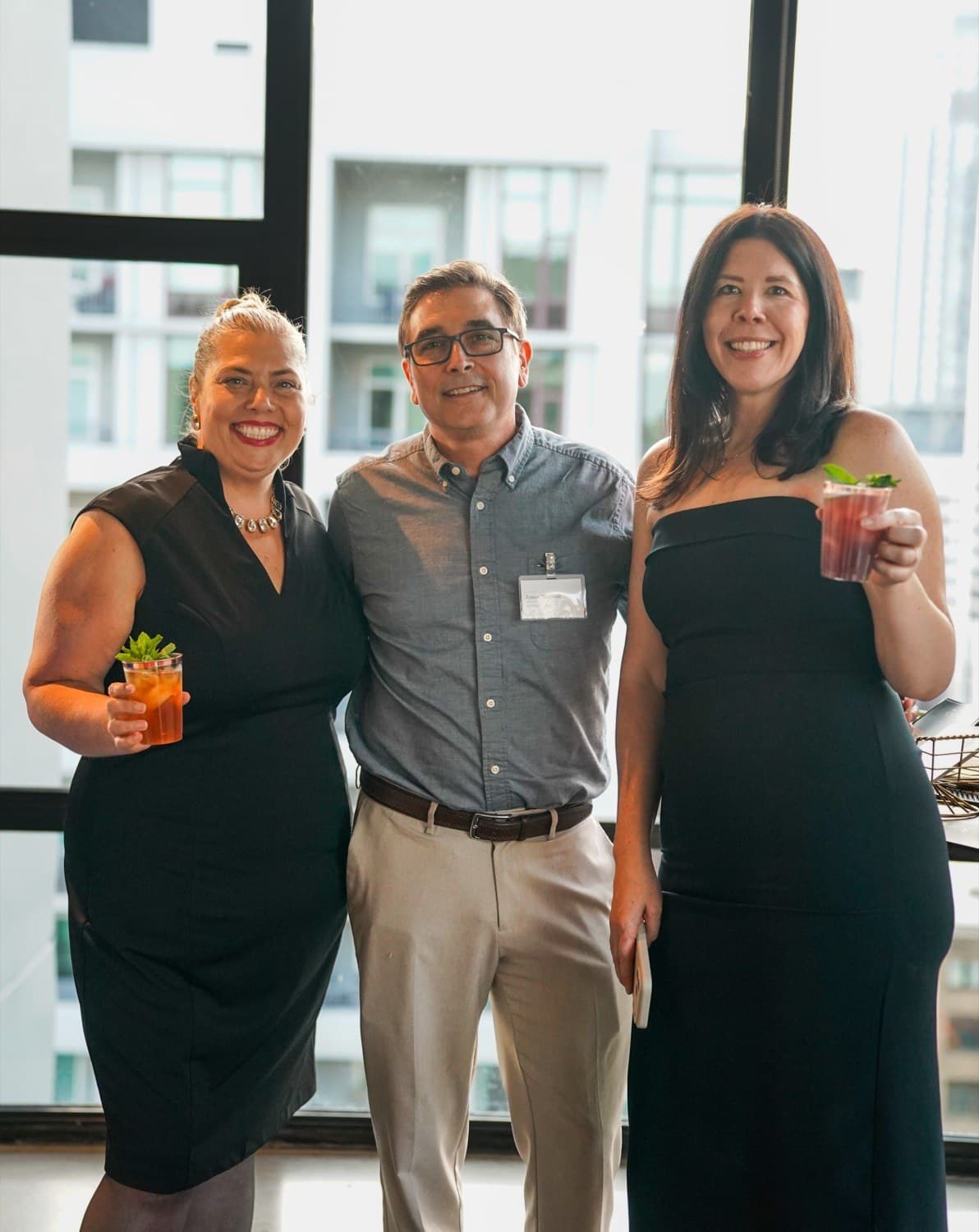 Rachael Barclay with guests