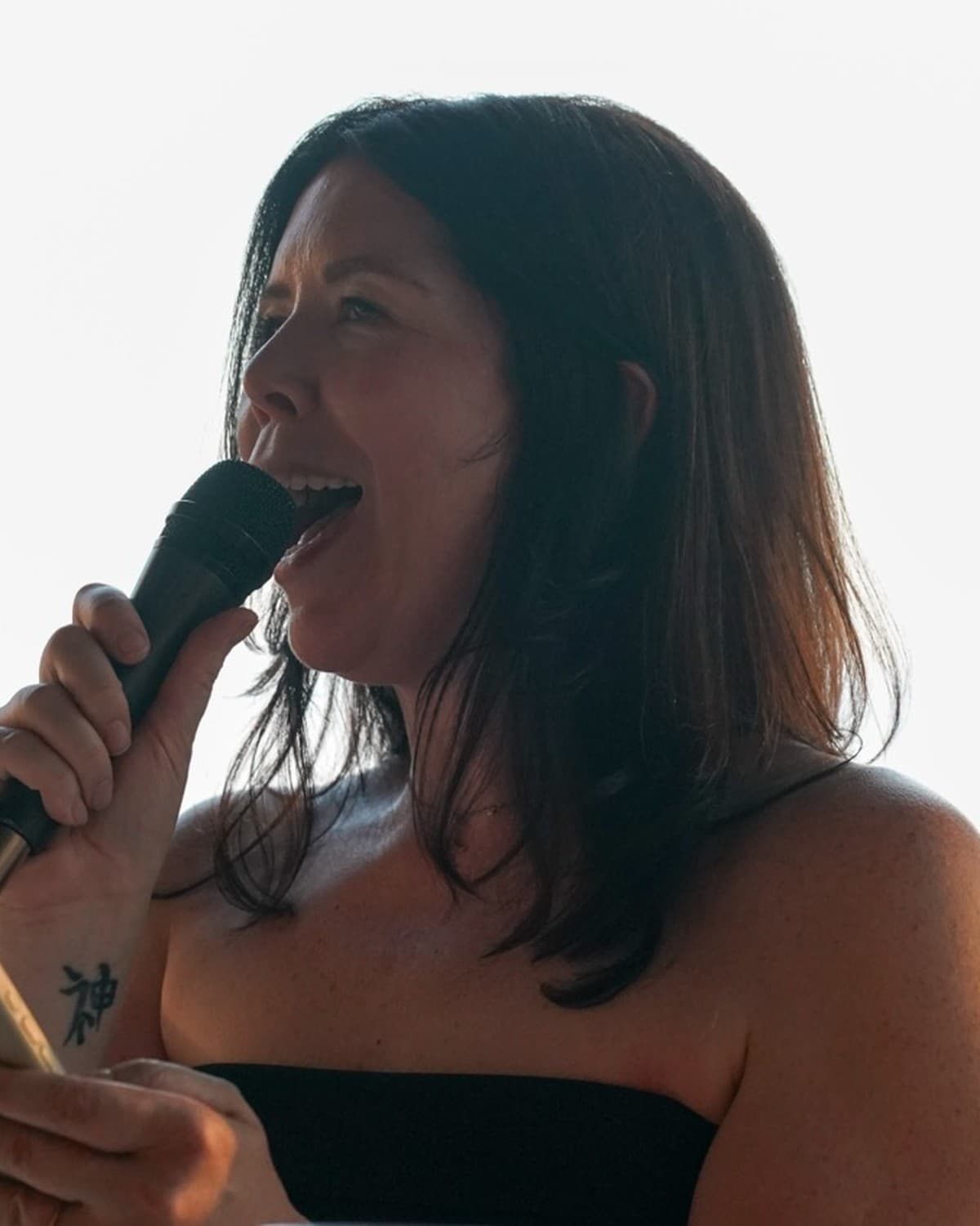 Rachael Barclay speaking at the Vantage launch